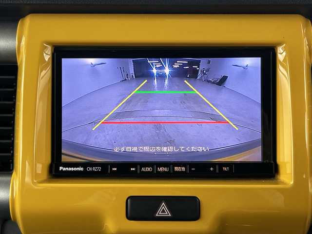 スズキ ハスラー F リミテッド 愛知県 2017(平29)年 5.3万km アクティブイエロー/ホワイト2トーンルーフ 純正7インチナビ/（フルセグTV/Bluetooth/DVD再生/FM）/バックカメラ/ドライブレコーダー/ビルトインETC/スズキセーフティサポート（デュアルカメラ）/レーンキープアシスト/運転席シートヒーター/アイドリングストップ/スマートキー/プッシュスタート/バイキセノンヘッドライト