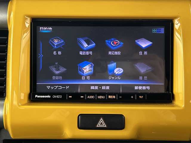 スズキ ハスラー F リミテッド 愛知県 2017(平29)年 5.3万km アクティブイエロー/ホワイト2トーンルーフ 純正7インチナビ/（フルセグTV/Bluetooth/DVD再生/FM）/バックカメラ/ドライブレコーダー/ビルトインETC/スズキセーフティサポート（デュアルカメラ）/レーンキープアシスト/運転席シートヒーター/アイドリングストップ/スマートキー/プッシュスタート/バイキセノンヘッドライト