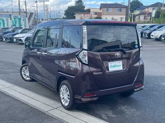 トヨタ タンク G S 静岡県 2018(平30)年 2.5万km プラムブラウンパールクリスタルシャイン ●純正SDナビ/(ワンセグ/CD/Bluetooth/AUX)/(デンソー/NSCD-W66)/●バックカメラ/●クルーズコントロール/●プリクラッシュセーフティ/●レーンキープアシスト/●オートライト/●ステアリングスイッチ/●ETC/●両側パワースライドドア/●レベライザー/●ドアバイザー/●純正ホイールキャップ/●社外フロアマット/●スマートキー/●プッシュスタート/●ダブルSRS＋ABS