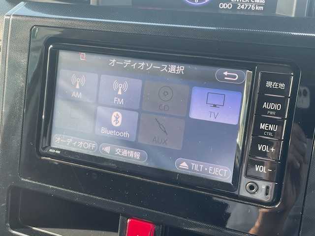 トヨタ タンク G S 静岡県 2018(平30)年 2.5万km プラムブラウンパールクリスタルシャイン ●純正SDナビ/(ワンセグ/CD/Bluetooth/AUX)/(デンソー/NSCD-W66)/●バックカメラ/●クルーズコントロール/●プリクラッシュセーフティ/●レーンキープアシスト/●オートライト/●ステアリングスイッチ/●ETC/●両側パワースライドドア/●レベライザー/●ドアバイザー/●純正ホイールキャップ/●社外フロアマット/●スマートキー/●プッシュスタート/●ダブルSRS＋ABS