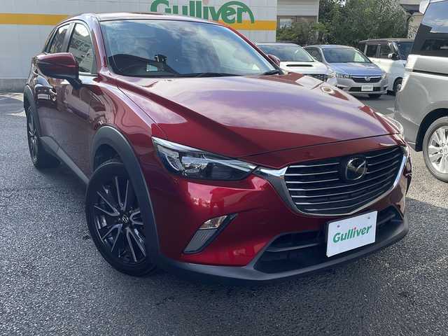 マツダ ＣＸ－３ XD プロアクティブ 東京都 2017(平29)年 9.3万km ソウルレッドクリスタルM ワンオーナー/メモリナビ（DVD再生機能あり）/バックカメラ/アイドリングストップ/クルーズコントロール（追従走行あり）/プッシュスタート/ETC/BOSEプレミアムサウンド（7スピーカー）/パドルシフト/W＋サイド（カーテン）エアバッグ/衝突被害軽減システム/盗難防止装置/LEDヘッドライト/Bluetooth接続/取扱説明書/保証書/スペアキー/オートライト/純正フロアマット/プッシュスタート