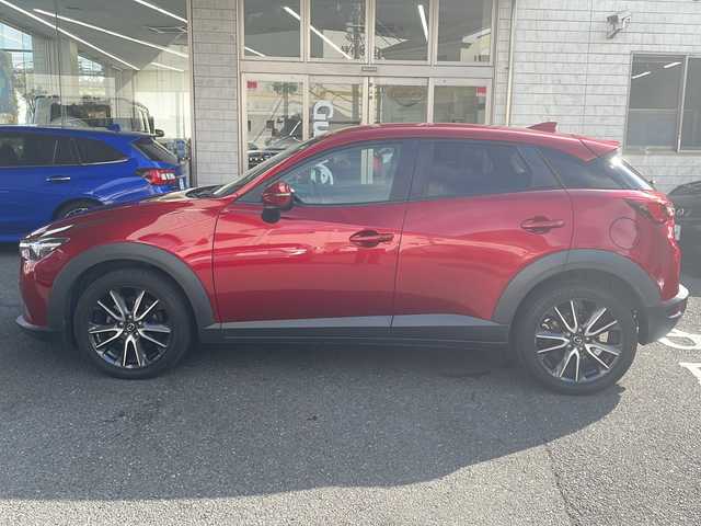 マツダ ＣＸ－３ XD プロアクティブ 東京都 2017(平29)年 9.3万km ソウルレッドクリスタルM ワンオーナー/メモリナビ（DVD再生機能あり）/バックカメラ/アイドリングストップ/クルーズコントロール（追従走行あり）/プッシュスタート/ETC/BOSEプレミアムサウンド（7スピーカー）/パドルシフト/W＋サイド（カーテン）エアバッグ/衝突被害軽減システム/盗難防止装置/LEDヘッドライト/Bluetooth接続/取扱説明書/保証書/スペアキー/オートライト/純正フロアマット/プッシュスタート