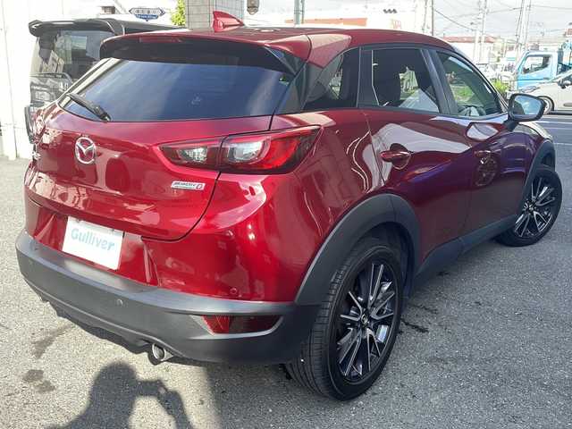 マツダ ＣＸ－３ XD プロアクティブ 東京都 2017(平29)年 9.3万km ソウルレッドクリスタルM ワンオーナー/メモリナビ（DVD再生機能あり）/バックカメラ/アイドリングストップ/クルーズコントロール（追従走行あり）/プッシュスタート/ETC/BOSEプレミアムサウンド（7スピーカー）/パドルシフト/W＋サイド（カーテン）エアバッグ/衝突被害軽減システム/盗難防止装置/LEDヘッドライト/Bluetooth接続/取扱説明書/保証書/スペアキー/オートライト/純正フロアマット/プッシュスタート