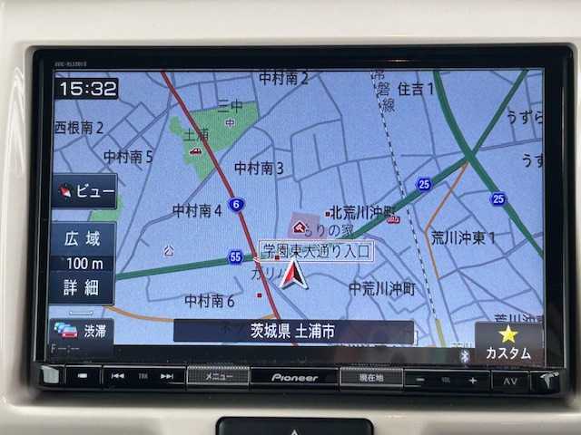 スズキ ハスラー J 茨城県 2019(令1)年 0.7万km フェニックスレッドパール/ホワイト2トーンルーフ 社外7型ナビ/アラウンドビューモニター/ビルトインETC/ドライブレコーダー前後/シートヒーター/衝突軽減システム/横滑り防止装置/レーン逸脱警報/オートライト/USB入力端子/アイドリングストップ/スマートキー