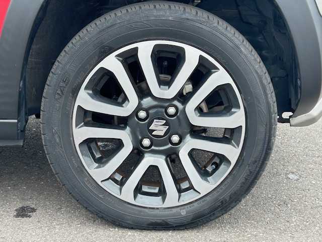 スズキ ハスラー J 茨城県 2019(令1)年 0.7万km フェニックスレッドパール/ホワイト2トーンルーフ 社外7型ナビ/アラウンドビューモニター/ビルトインETC/ドライブレコーダー前後/シートヒーター/衝突軽減システム/横滑り防止装置/レーン逸脱警報/オートライト/USB入力端子/アイドリングストップ/スマートキー