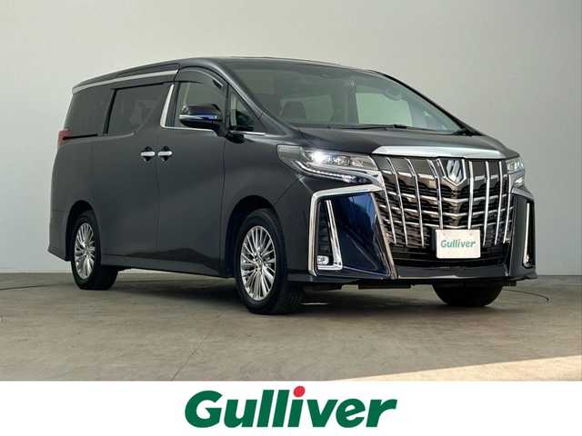 トヨタ アルファードハイブリット SR Cパッケージ 千葉県 2021(令3)年 1.8万km スパークリングブラックパールクリスタルシャイン ツインムーンルーフ/リアエンターテイメントシステム/トヨタセーフティセンス/・プリクラッシュセーフティ/・レーントレーシングアシスト/・クリアランスソナー/・ブラインドスポットモニター/・ロードサインアシスト/純正ディスプレイオーディオ/・JBLサウンド/・USB/・Bluetooth/・フルセグTV/・Miracast/バックカメラ/両側パワースライドドア/レーダークルーズコントロール/LEDオートライト/レザーシート/メモリ付きパワーシート/シートエアコン/純正17インチアルミホイール/革巻きステアリング/サイドバイザー/ステアリングスイッチ/プッシュスタート/スマートキー/ビルトインETC2.0