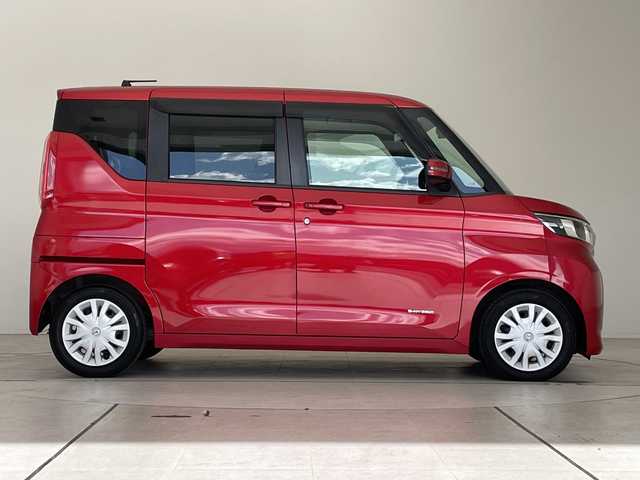 日産 ルークス X 愛知県 2020(令2)年 5.9万km スパークリングレッドM エマージェンシーブレーキ/純正9型ナビ　SDカードなし/全方位カメラ/片側パワースライド/バックカメラ/コーナーセンサー/オートライト/ドライブレコーダー/ETC/衝突軽減システム/フルセグ/CD DVD/Bluetooth/ステアリングスイッチ/スマートキー/プッシュスタート