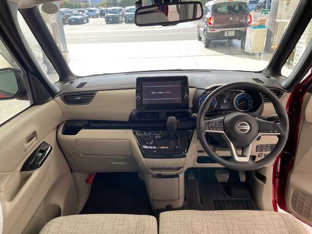 日産 ルークス X 愛知県 2020(令2)年 5.9万km スパークリングレッドM エマージェンシーブレーキ/純正9型ナビ　SDカードなし/全方位カメラ/片側パワースライド/バックカメラ/コーナーセンサー/オートライト/ドライブレコーダー/ETC/衝突軽減システム/フルセグ/CD DVD/Bluetooth/ステアリングスイッチ/スマートキー/プッシュスタート