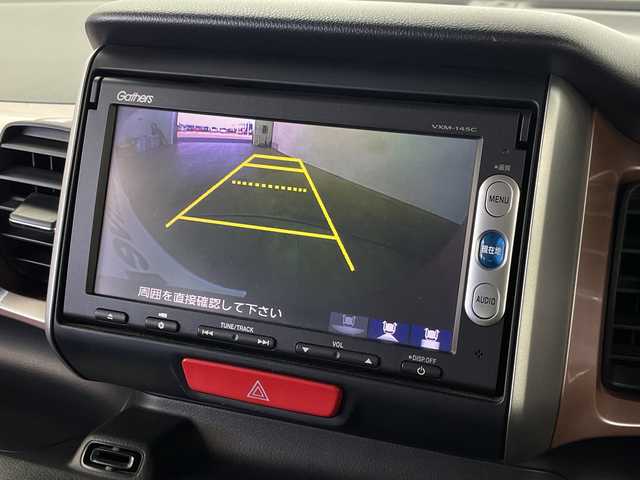 ホンダ Ｎ ＢＯＸ 2トーン G Lパッケージ 群馬県 2014(平26)年 3.5万km チェリーシェルピンクメタリック 禁煙車　純正７インチナビ　バックカメラ　電動スライドドア　ＥＴＣ　横滑り防止装置　前後ドライブレコーダー　ヘッドライトレベライザー　ステアリングスイッチ　スマートキー　プッシュスタート　ベンチシート