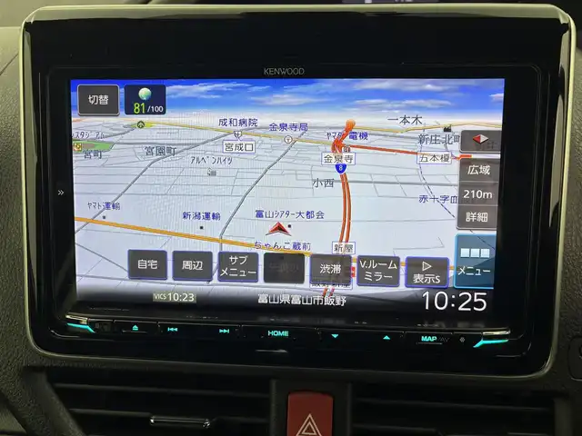 トヨタ ヴォクシー ハイブリッド ZS 煌Ⅱ 富山県 2019(令1)年 3.6万km ブラック 社外9インチナビ（MDJ-M906HDL）/フルセグTV/FM/AM/BT/CD/DVD/バックカメラ/ETC/ドライブレコーダー（DRV-MR740）/シートヒーター/両側パワースライドドア/スマートキー/コーナーセンサー/トヨタセーフティーセンス/レーンキープアシスト/トラクションコントロール/ステアリングスイッチ/オートマチックハイビーム/衝突被害軽減システム/純正フロアマット/純正16インチAW/純正LEDヘッドライト/純正ドアバイザー/電動格納ドアミラー