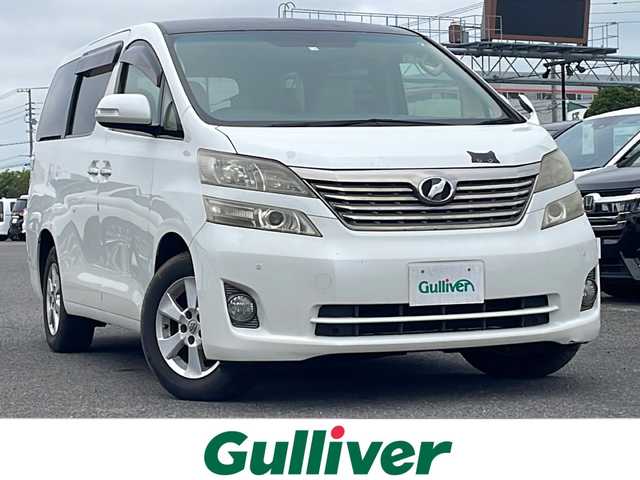 トヨタ ヴェルファイア 2．4X 道央・札幌 2010(平22)年 19.7万km ホワイトパールクリスタルシャイン 4WD/社外HDDナビ/FM/AM/CD/DVD/BT/フルセグTV/横滑り防止システム/クルーズコントロール/コーナーセンサー/バックカメラ/片側パワースライドドア/社外エンジンスターター/ドアバイザー/スマートキー/プッシュスタート/前席シートヒーター/電動格納ミラー/ドアバイザー/ETC