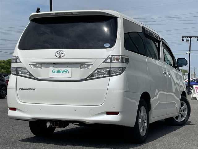 トヨタ ヴェルファイア 2．4X 道央・札幌 2010(平22)年 19.7万km ホワイトパールクリスタルシャイン 4WD/社外HDDナビ/FM/AM/CD/DVD/BT/フルセグTV/横滑り防止システム/クルーズコントロール/コーナーセンサー/バックカメラ/片側パワースライドドア/社外エンジンスターター/ドアバイザー/スマートキー/プッシュスタート/前席シートヒーター/電動格納ミラー/ドアバイザー/ETC