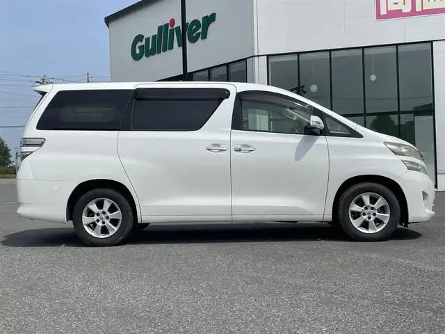 トヨタ ヴェルファイア 2．4X 道央・札幌 2010(平22)年 19.7万km ホワイトパールクリスタルシャイン 4WD/社外HDDナビ/FM/AM/CD/DVD/BT/フルセグTV/横滑り防止システム/クルーズコントロール/コーナーセンサー/バックカメラ/片側パワースライドドア/社外エンジンスターター/ドアバイザー/スマートキー/プッシュスタート/前席シートヒーター/電動格納ミラー/ドアバイザー/ETC