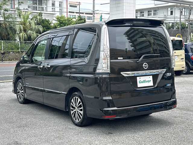 日産 セレナ ハイウェイスター Sハイブリッド 沖縄県 2014(平26)年 13.3万km タイガーアイブラウン