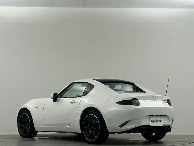 マツダ ロードスター ＲＦ VS 埼玉県 2018(平30)年 3.2万km クリスタルホワイトパールマイカ 純正ナビ　フルセグ　ＢＴ　ＥＴＣ　バックカメラ　本革シート　シートヒーター　ＡＤＶＡＮ１７インチＡＷ　ＯＤＵＬＡマフラー　ＶＡＬＡＮＴＩテールレンズ　ＡＵＴＯＥＸＥステアリング　リアディフューザー