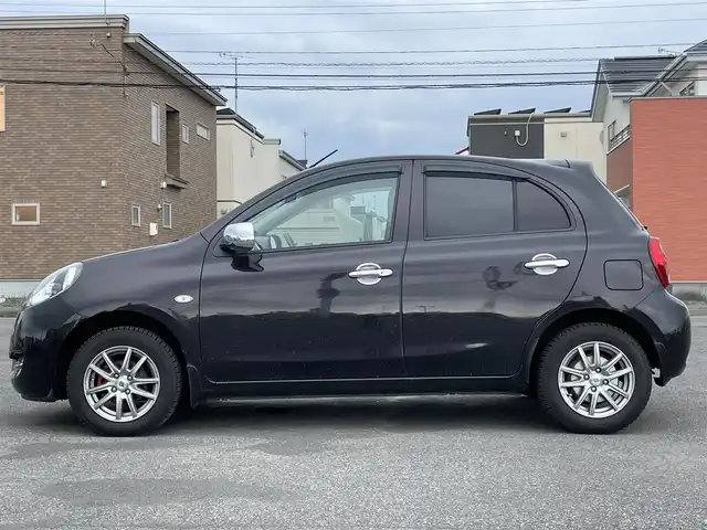 日産 マーチ ボレロ 道央・札幌 2020(令2)年 11.4万km ナイトベールパープル ４WD/純正ディーラーOPナビ/CD/SD/BT/フルセグ/横滑り防止装置/デフロック切替/ドライブレコーダー/革巻きステアリング/プッシュスタート/スマートキー/LEDヘッドライト/オートライト/電動格納ミラー/純正フロアマット/ドアバイザー/スペアキー/社外エンジンスターター/社外AW付夏タイヤ積込/165/70/R14/2023年/山2mm/AUTECHホイール積込