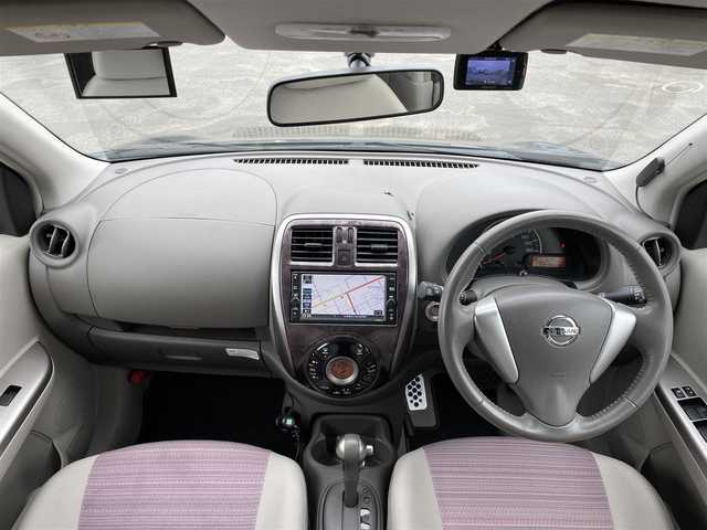 日産 マーチ ボレロ 道央・札幌 2020(令2)年 11.4万km ナイトベールパープル ４WD/純正ディーラーOPナビ/CD/SD/BT/フルセグ/横滑り防止装置/デフロック切替/ドライブレコーダー/革巻きステアリング/プッシュスタート/スマートキー/LEDヘッドライト/オートライト/電動格納ミラー/純正フロアマット/ドアバイザー/スペアキー/社外エンジンスターター/社外AW付夏タイヤ積込/165/70/R14/2023年/山2mm/AUTECHホイール積込