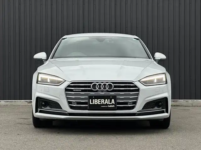 アウディ Ａ５ SB2．0TFSI Q スポーツ 福島県 2017(平29)年 3.5万km グレイシアホワイトメタリック Sラインパッケージ/ACC/レーンキープ/ブラインドスポット /マトリクスLEDヘッドライト/バーチャルコックピット/黒ハーフレザーシート/パワーシート/シートヒーター/純正ナビ/AppleCarPlay/360°カメラ/フルセグTV/電動リアゲート/オートホールド /コーナーセンサー /レインセンサー /ドライブセレクト /パドルシフト/純正18インチAW/取扱説明書/保証書/スペアキー