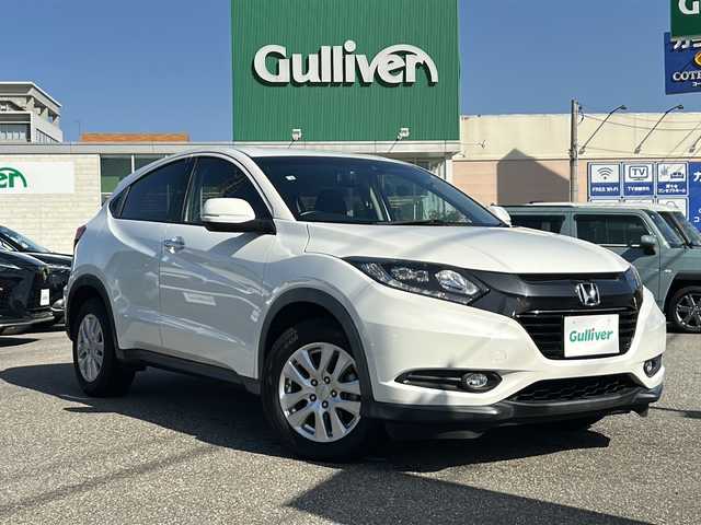 ホンダ ヴェゼル X ホンダセンシング 石川県 2016(平28)年 2.5万km ホワイトオーキッドパール 純正ディスプレイオーディオWX-171CP/【ＣＤ・Bluetooth・ワンセグＴＶ・HDMI】/バックカメラ/ビルトインETC/前方ドライブレコーダー/レーダークルーズコントロール/ホンダセンシング/スマートキー/プッシュスタート/モデューロ１６インチAW冬タイヤ/純正１６AW夏タイヤ積込み/LEDヘッドライト