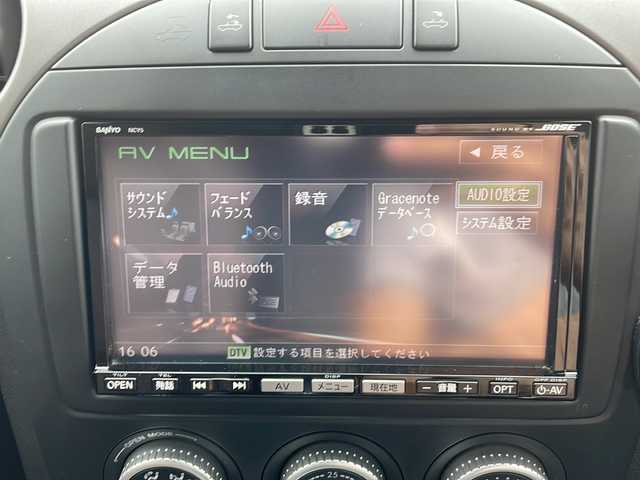 マツダ ロードスター VS RHT 兵庫県 2009(平21)年 5.8万km メトロポリタングレーマイカ 社外７型ナビ/・BT.TV.AM.FM/前席シートヒーター/パドルシフト/ＥＴＣ/純正フロアマット/革巻きステアリング/オートエグゼマフラー