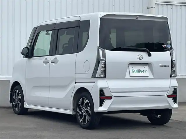 ダイハツ タント カスタム X セレクション 愛媛県 2020(令2)年 2.8万km シャイニングホワイトパール 両側パワースライドドア/純正メモリーナビ(Bluetooth/CD/DVD)/フルセグテレビ/アイドリングストップ/レーンキープアシスト/前後コーナーセンサー/ドライブレコーダー/LEDヘッドライト/オートライト/フロアマット/シートヒーター/純正ドアバイザー/純正アルミホイール/横滑り防止装置/衝突軽減システム/カーテンエアバッグ/スマートキー/プッシュスタート/ABS