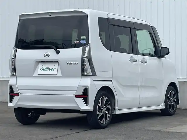 ダイハツ タント カスタム X セレクション 愛媛県 2020(令2)年 2.8万km シャイニングホワイトパール 両側パワースライドドア/純正メモリーナビ(Bluetooth/CD/DVD)/フルセグテレビ/アイドリングストップ/レーンキープアシスト/前後コーナーセンサー/ドライブレコーダー/LEDヘッドライト/オートライト/フロアマット/シートヒーター/純正ドアバイザー/純正アルミホイール/横滑り防止装置/衝突軽減システム/カーテンエアバッグ/スマートキー/プッシュスタート/ABS