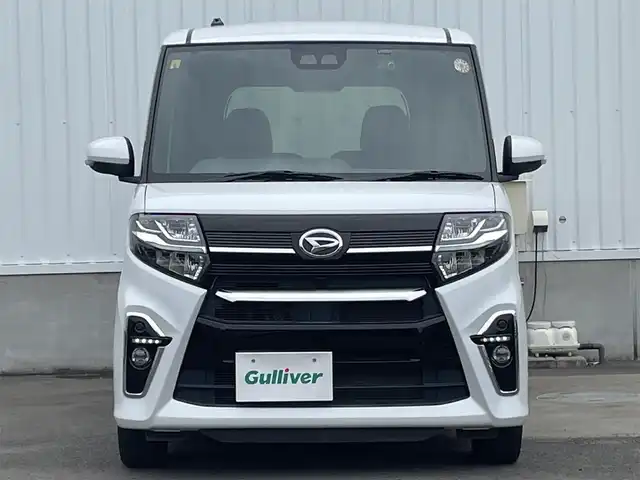 ダイハツ タント カスタム X セレクション 愛媛県 2020(令2)年 2.8万km シャイニングホワイトパール 両側パワースライドドア/純正メモリーナビ(Bluetooth/CD/DVD)/フルセグテレビ/アイドリングストップ/レーンキープアシスト/前後コーナーセンサー/ドライブレコーダー/LEDヘッドライト/オートライト/フロアマット/シートヒーター/純正ドアバイザー/純正アルミホイール/横滑り防止装置/衝突軽減システム/カーテンエアバッグ/スマートキー/プッシュスタート/ABS