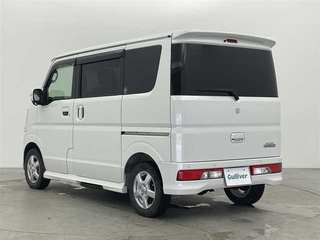 スズキ エブリィ ワゴン PZターボ スペシャル 富山県 2021(令3)年 3万km パールホワイト 純正ナビ（AM/FM/DVD/BT/フルセグ）/バックカメラ/ETC/D席シートヒーター/両側パワースライドドア/電動オートステップ/衝突被害軽減システム/レーンキープアシスト/コーナーセンサー/横滑り防止装置/社外アルミホイール/純正フロアマット/オートLEDライト/ステアリングスイッチ/純正ホイール付夏タイヤ積載有/レザー調シートカバー有
