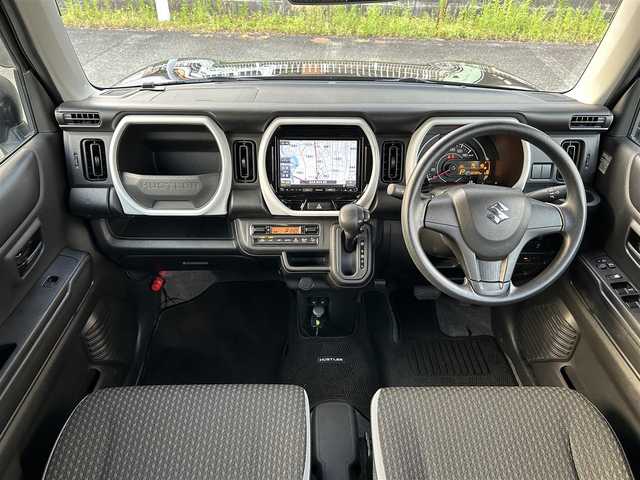 スズキ ハスラー HYBRID G 熊本県 2020(令2)年 3.1万km ブルーイッシュブラックパール3 プッシュスタート/社外ナビ/（CD・DVD・フルセグTV・BTオーディオ・SD）/バックカメラ/ビルトインETC/ドライブレコーダー/前席シートヒーター/オートライト/横滑り防止装置/純正フロアマット/純正ドアバイザー/新車保証書/取扱説明書/スマートスペアキー×1本