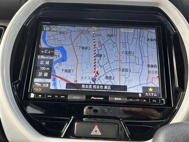 スズキ ハスラー HYBRID G 熊本県 2020(令2)年 3.1万km ブルーイッシュブラックパール3 プッシュスタート/社外ナビ/（CD・DVD・フルセグTV・BTオーディオ・SD）/バックカメラ/ビルトインETC/ドライブレコーダー/前席シートヒーター/オートライト/横滑り防止装置/純正フロアマット/純正ドアバイザー/新車保証書/取扱説明書/スマートスペアキー×1本