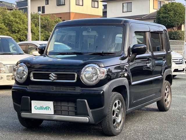 スズキ ハスラー HYBRID G 熊本県 2020(令2)年 3.1万km ブルーイッシュブラックパール3 プッシュスタート/社外ナビ/（CD・DVD・フルセグTV・BTオーディオ・SD）/バックカメラ/ビルトインETC/ドライブレコーダー/前席シートヒーター/オートライト/横滑り防止装置/純正フロアマット/純正ドアバイザー/新車保証書/取扱説明書/スマートスペアキー×1本