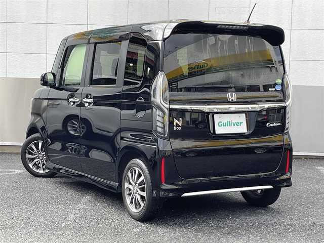 ホンダ Ｎ ＢＯＸ カスタム L 東京都 2021(令3)年 2万km クリスタルブラックパール 純正ナビ/　フルセグＴＶ/DVD/CD/Bluetooth/バックカメラ/両側パワースライドドア/衝突軽減ブレーキ/誤発進抑制/アダプティブクルーズコントロール/前後ドライブレコーダー/車線維持支援システム/LEDヘッドライト/フォグランプ/オートライト/オートハイビーム/純正14インチアルミホイール/シートヒーター/プッシュスタート/スマートキー/電動格納ミラー/ウインカーミラー/フロアマット/ドアバイザー/取扱説明書/スペアキー
