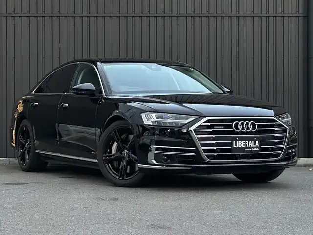 アウディ Ａ８ 60TFSIクワトロ 福島県 2019(令1)年 3.2万km ミトスブラックメタリック サンルーフ/Bang & Olufsen/エアサス/ACC/レーンキープ/ブラインドスポット/ヘッドアップディスプレイ/黒革シート/全席パワーシート/全席シートヒーター/前席ベンチレーション/純正ナビ/フルセグTV/360°カメラ/AppleCarPlay/LEDヘッドライト/ETC/前後ドライブレコーダー/コーナーセンサー/電動チルトステア/パワートランク/フットオープナー/パドルシフト/オートホールド/ソフトクローズドア/純正20インチAW/取扱説明書/保証書/スペアキー