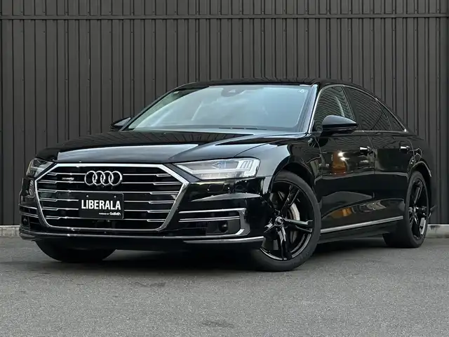アウディ Ａ８ 60TFSIクワトロ 福島県 2019(令1)年 3.2万km ミトスブラックメタリック サンルーフ/Bang & Olufsen/エアサス/ACC/レーンキープ/ブラインドスポット/ヘッドアップディスプレイ/黒革シート/全席パワーシート/全席シートヒーター/前席ベンチレーション/純正ナビ/フルセグTV/360°カメラ/AppleCarPlay/LEDヘッドライト/ETC/前後ドライブレコーダー/コーナーセンサー/電動チルトステア/パワートランク/フットオープナー/パドルシフト/オートホールド/ソフトクローズドア/純正20インチAW/取扱説明書/保証書/スペアキー
