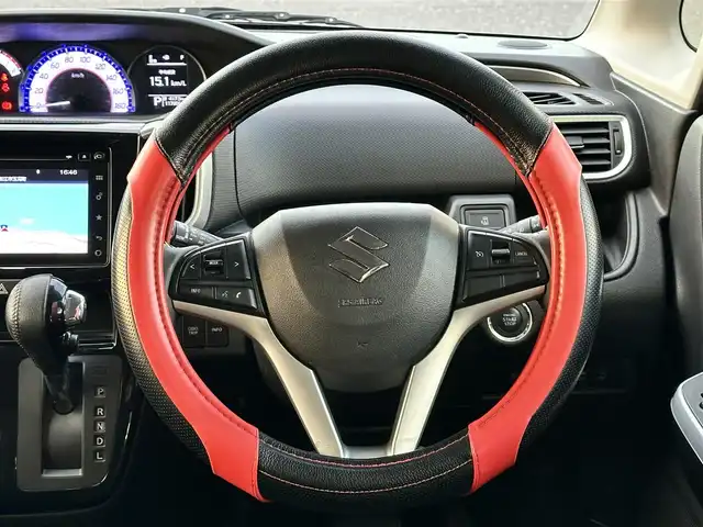 スズキ ソリオ バンディット HV MV Dカメラ ブレーキS 島根県 2015(平27)年 11.8万km プレミアムシルバーメタリック/ブラック2トーンルーフ 登録時走行距離 117856Km/保証書/取扱説明書/純正ディスプレイオーディオ/フルセグTV/デュアルセンサーブレーキサポート/全方位カメラ/禁煙車/片側パワースライドドア/クルーズコントロール/スマートキー/ウィンカーミラー/アイドリングストップ/電動格納ミラー/フォグライト/プッシュスタート/ETC/15インチ純正アルミ