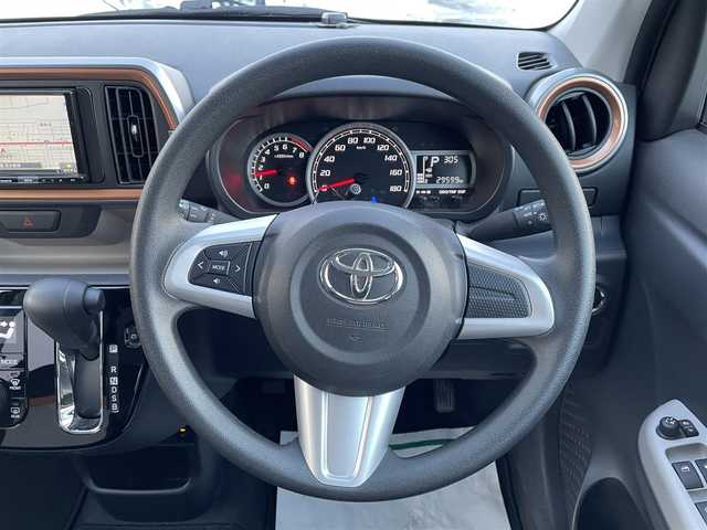 トヨタ パッソ モーダ 道央・札幌 2021(令3)年 3万km ブラックマイカメタリック/パウダリーベージュメタリック 2トーン ４WD/プッシュスタート/社外メモリナビ(AM/FM/BT/CD/DVD)/バックカメラ/ステアリングリモコン/ウインカーミラー/ビルトインETC/オートライト/オートマチックハイビーム/ベンチシート/運転席シートヒーター/コーナーセンサー/アイドリングストップ/衝突軽減ブレーキ/横滑り防止装置/盗難防止装置/純正フロアマット/防眩ミラー/スペアキー