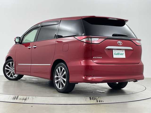 トヨタ エスティマ アエラス プレミアム 埼玉県 2017(平29)年 3.5万km レッドマイカメタリック フリップダウンモニター　/純正ナビ/バックカメラ　/ビルトインＥＴＣ　/前方ドライブレコーダー/クルーズコントロール　/衝突軽減ブレーキ　/レーンキープアシスト/横滑り防止措置　/パワーシート　/オットマン/純正フロアマット/純正アルミホイール/オートライト