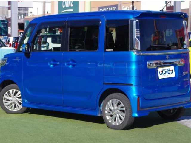 スズキ スペーシア カスタム HYBRID GS 大阪府 2018(平30)年 8.3万km ブリスクブルーM (株)IDOMが運営する【じしゃロン堺店】の自社ローン専用車両になります。/こちらは現金またはオートローンご利用時の価格です。自社ローンご希望の方は別途その旨お申付け下さい