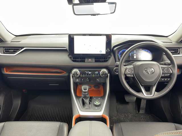 トヨタ ＲＡＶ４ ハイブリッド アドベンチャー 群馬県 2024(令6)年 1.3万km アティチュードブラックマイカ 純正１０．５型ナビ　ＪＡＯＳプロテクターキット　ＪＡＯＳマッドフラップ　ドラレコ連動型電子ミラー　ＢＳＭ　レザーシート　シートヒーター／エアシート　ビルトインＥＴＣ２．０　ステアリングヒーター　禁煙