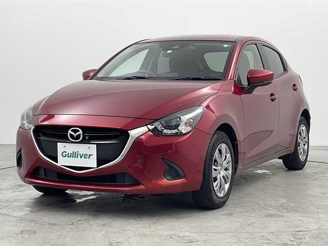マツダ デミオ 13S 三重県 2018(平30)年 0.8万km ソウルレッドクリスタルM 純正ナビ/【CD/DVD/SD/Bluetooth】/地デジ対応テレビ/全方位カメラ/BSM/レーンキープアシスト/前後スマートシティブレーキ/リアトラフィックアラート/前席シートヒーター /LEDヘッドライト/オートライト機能/横滑り防止/電動格納サイドミラー/ドライブレコーダー(SD無し)/ワンオーナー