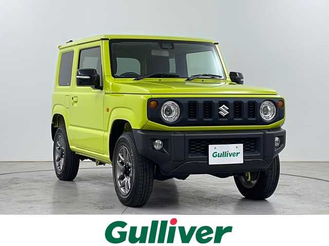 スズキ ジムニー XC 道央・札幌 2021(令3)年 1.3万km キネティックイエロー ・４WD/・スズキセーフティーサポート/・シートヒーター運転席/助手席/・LEDヘッドライト/・オートライト/・オートマチックハイビーム/・スマートキー/・スペアキー1本/・ABS/・盗難防止装置/・横滑り防止装置