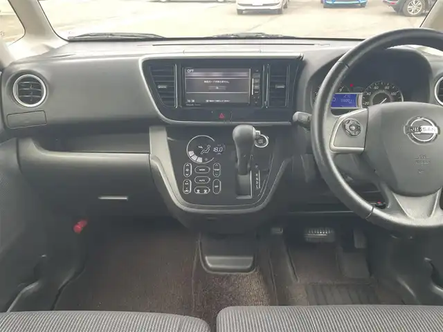 日産 デイズ ルークス ハイウェイスター Xターボ 愛媛県 2018(平30)年 6万km ホワイトパール 社外ナビ（Bluetooth/SD/CD/DVD/フルセグTV)/アランドビューモニター/ETC/前方ドライブレコーダー/左側パワースライドドア/純正14インチアルミホイール/純正フロアマット/純正ドアバイザー/LEDヘッドライト/オートマチックハイビーム/フォグランプ/ABS/横滑り防止装置/衝突被害軽減ブレーキ/電動格納ミラー
