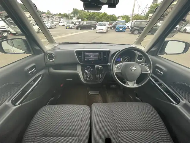 日産 デイズ ルークス ハイウェイスター Xターボ 愛媛県 2018(平30)年 6万km ホワイトパール 社外ナビ（Bluetooth/SD/CD/DVD/フルセグTV)/アランドビューモニター/ETC/前方ドライブレコーダー/左側パワースライドドア/純正14インチアルミホイール/純正フロアマット/純正ドアバイザー/LEDヘッドライト/オートマチックハイビーム/フォグランプ/ABS/横滑り防止装置/衝突被害軽減ブレーキ/電動格納ミラー