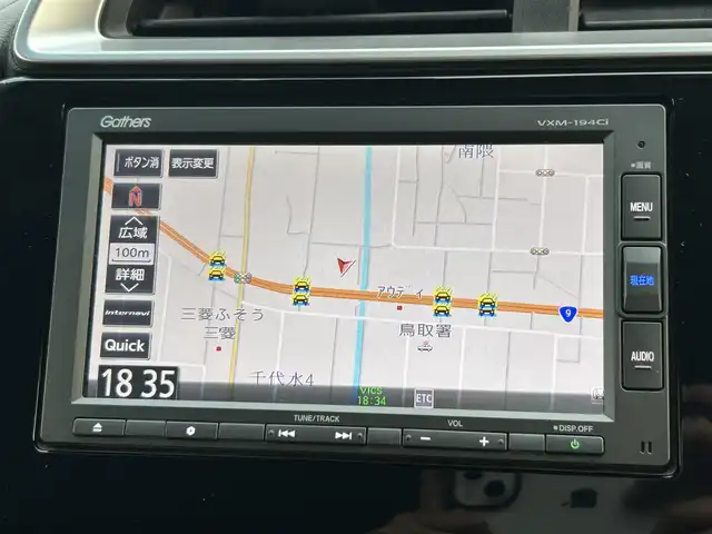 ホンダ フィット ハイブリット L ホンダセンシング 鳥取県 2019(平31)年 3.2万km シャイニンググレーM 純正ナビ/BT/CD/USB/バックカメラ・ETC/ホンダセンシング/レーダークルーズコントロール/レーンキープアシスト/ハーフレザーシート/LEDヘッドライト/フォグライト/アイドリングストップ/ドアバイザー/プッシュエンジンスタート/スペアキー/取扱説明書