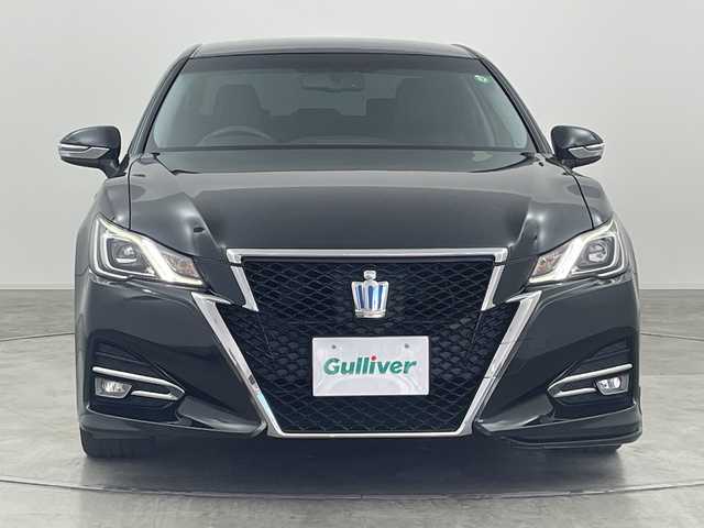 トヨタ クラウン ハイブリッド アスリートS 群馬県 2015(平27)年 10.1万km プレシャスブラックパール 純正１０型メモリナビ　ハンドルヒータ　シートベンチレーション　バックカメラ　ビルトインＥＴＣ　フルセグテレビ　クルーズコントロール　オートライト　ＬＥＤヘッドライト　パワーシート　バニティミラー　禁煙