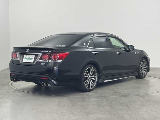 トヨタ クラウン ハイブリッド アスリートS 群馬県 2015(平27)年 10.1万km プレシャスブラックパール 純正１０型メモリナビ　ハンドルヒータ　シートベンチレーション　バックカメラ　ビルトインＥＴＣ　フルセグテレビ　クルーズコントロール　オートライト　ＬＥＤヘッドライト　パワーシート　バニティミラー　禁煙