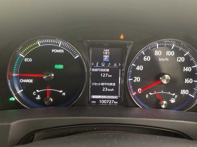 トヨタ クラウン ハイブリッド アスリートS 群馬県 2015(平27)年 10.1万km プレシャスブラックパール 純正１０型メモリナビ　ハンドルヒータ　シートベンチレーション　バックカメラ　ビルトインＥＴＣ　フルセグテレビ　クルーズコントロール　オートライト　ＬＥＤヘッドライト　パワーシート　バニティミラー　禁煙