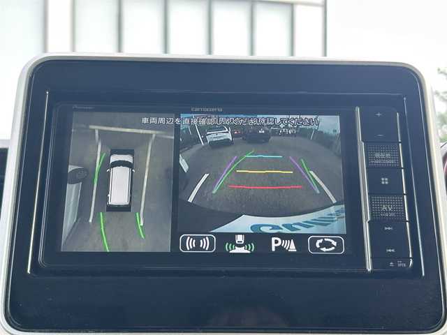 スズキ スペーシア HYBRID X 大阪府 2021(令3)年 2.5万km アーバンブラウンパールメタリック デュアルカメラブレーキサポート/スズキセーフティサポート/ヘッドアップディスプレイ/全方位モニター/コーナーセンサー/社外ナビ/　BT/CD/DVD/フルセグTV/両側パワースライドドア/シートヒーター/LEDヘッドライト/スマートキー