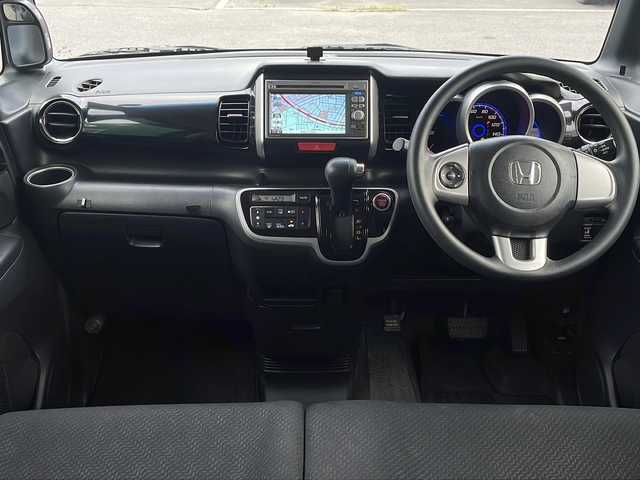 ホンダ Ｎ ＢＯＸ カスタム G Lパッケージ 青森県 2012(平24)年 9.4万km クリスタルブラックパール 4WD/純正9インチメモリナビ・ワンセグTV/CD・DVD・SD・USB/バックカメラ/片側パワースライドドア/純正ドライブレコーダー/横滑り防止装置/HIDヘッドライト/フォグライト/モデューロ14インチアルミ/スマートキー/スペアキー/純正フロアマット