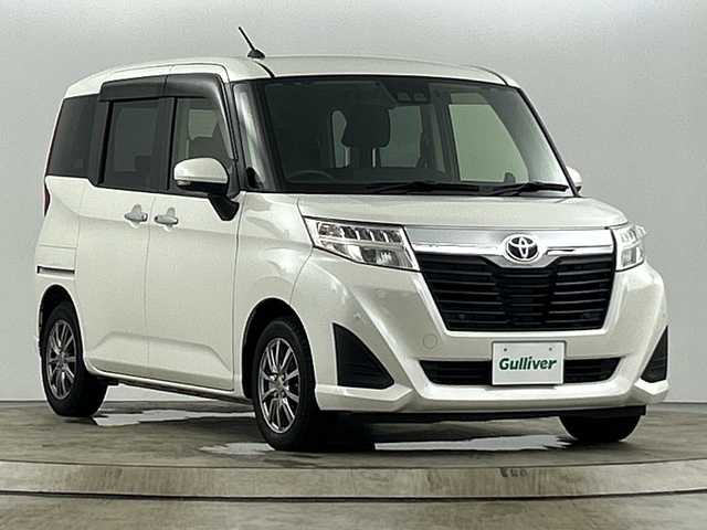 トヨタ ルーミー G－T 愛知県 2019(令1)年 5.9万km パールホワイトⅢ 禁煙車/純正9インチナビ/（CD/DVD/AM/FM/フルセグTV/Bluetooth）/バックカメラ/スマートアシストIII/・衝突軽減ブレーキ/・レーンキープアシスト/・オートマチックハイビーム/・クリアランスソナー/・クルーズコントロール/ETC/ドライブレコーダー/両側パワースライドドア/LEDヘッドライト/14インチアルミホイール/スマートキー/スペアキー有/アイドリングストップ/プッシュスタート/純正フロアマット